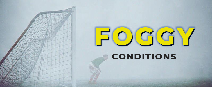 foggy conditions